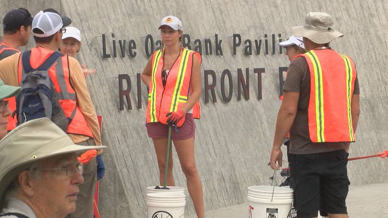 More than 50 volunteers participated in the cleanup