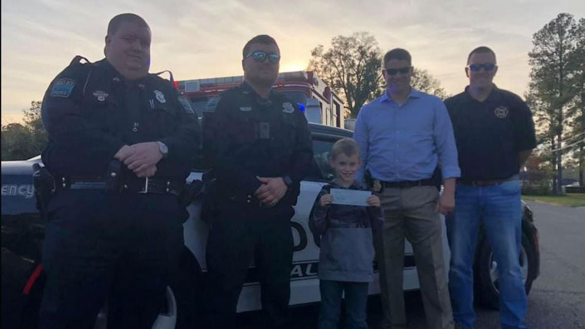 Wallace P.D. & Fire Dept. help raise money for boy with epilepsy