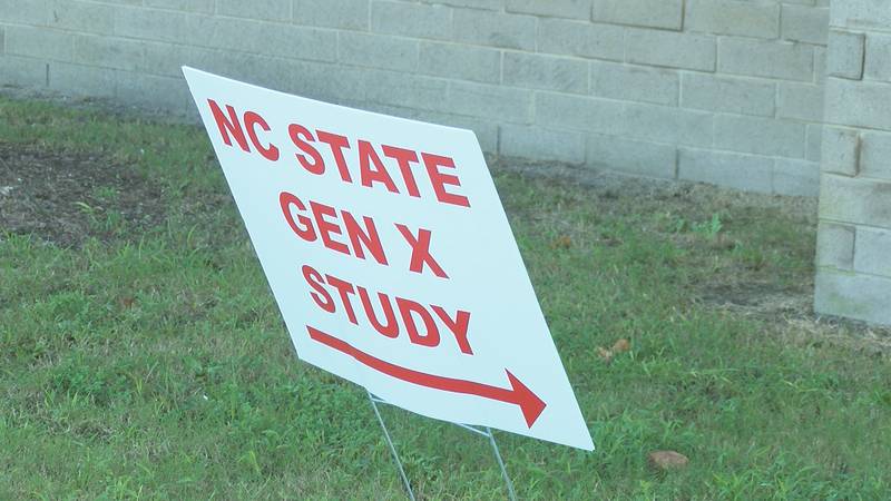 NC State Gen X study at the New Hanover County Health Department.