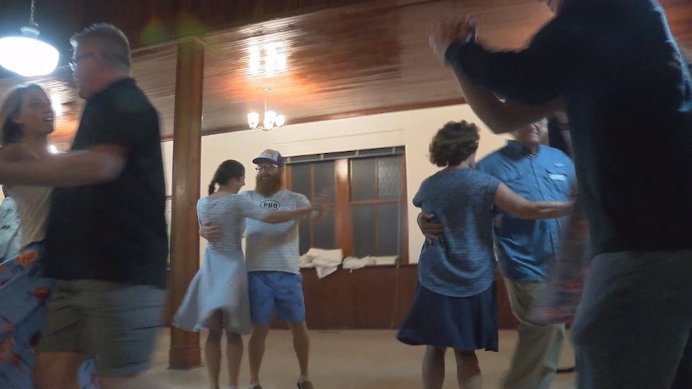 Contra dancers meet a few times a month in Wilmington. (Source: WECT)
