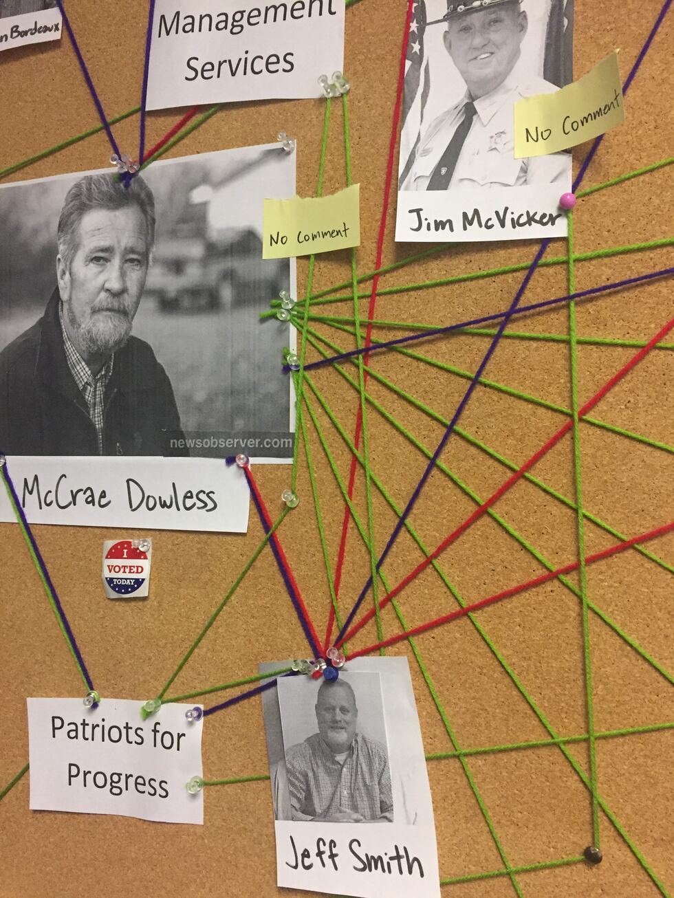 Documents show Smith worked with Dowless to support McVicker. The two eventually had a falling...