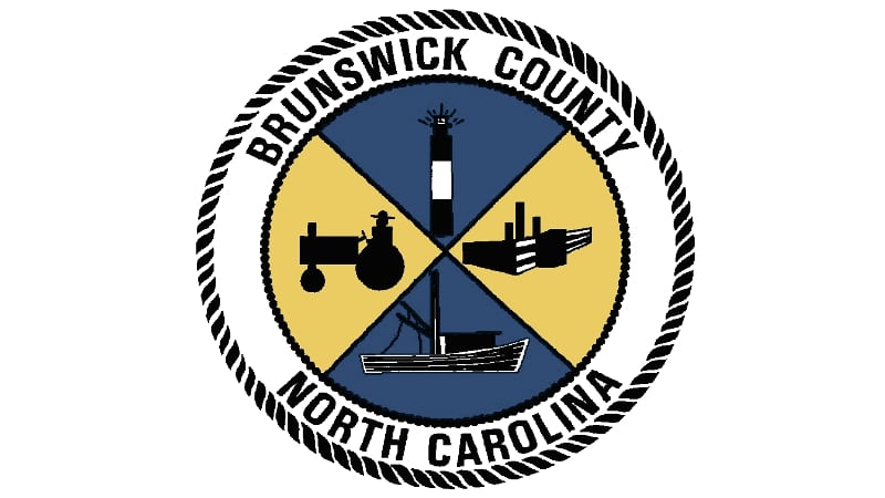 The Brunswick County seal.