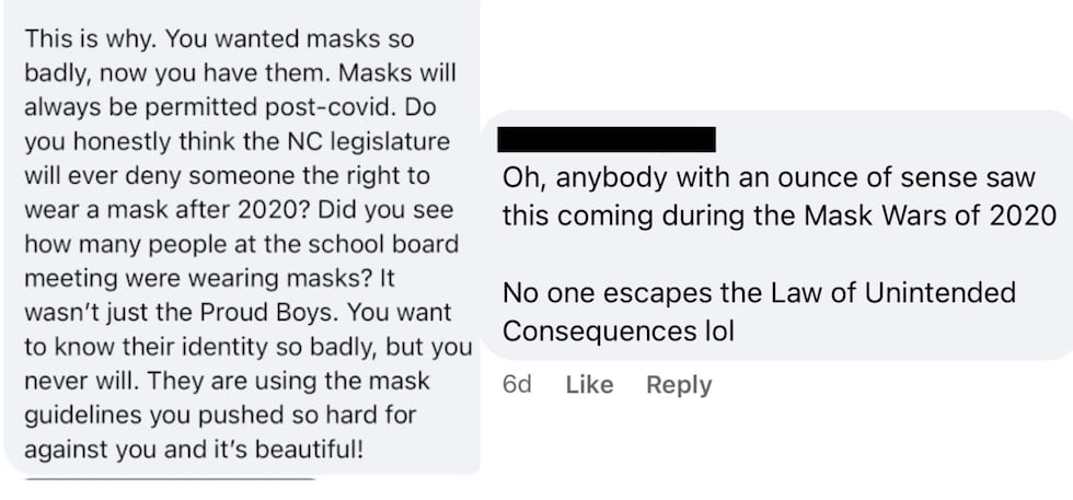 Members of the Proud Boys who show up to public meetings on government property in their...
