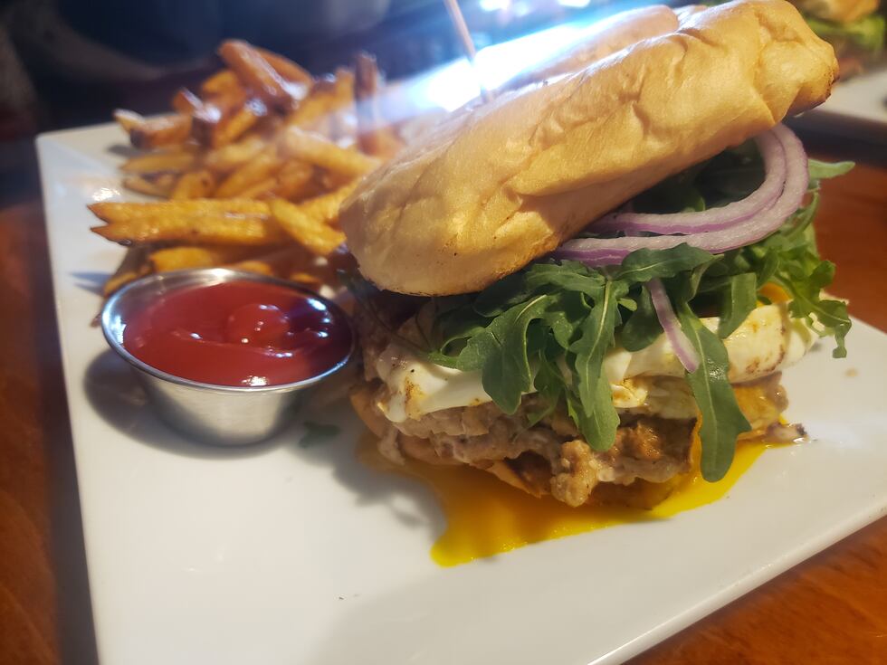 Likely the most unique burger on a menu full of Frankenstein's monsters, this burger is leaner...
