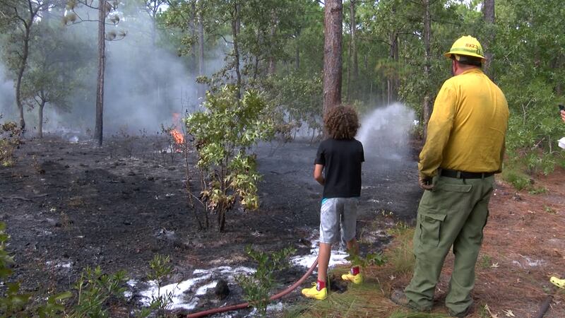 The 2022 Fire in the Pines Festival at Halyburton Park in Wilmington, NC