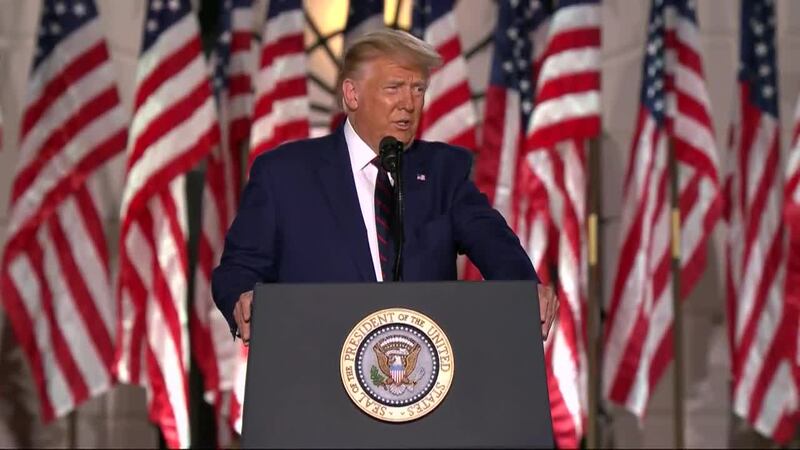 President Trump ordered up a scene never before seen at the White House: an American president...