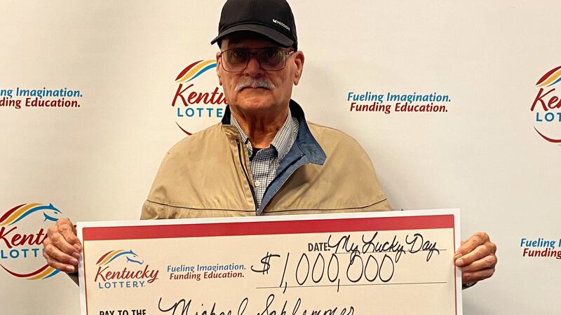 Michael Schlemmer, from Corbin, Kentucky, got a lucky break during a stop for gas, winning $1...