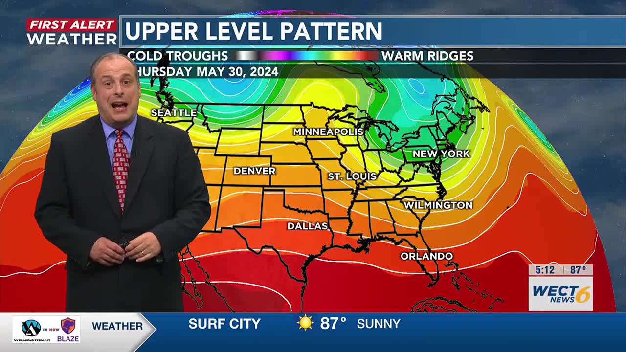 First Alert Forecast: a gradually cooler and less humid turn - Vimarsana News