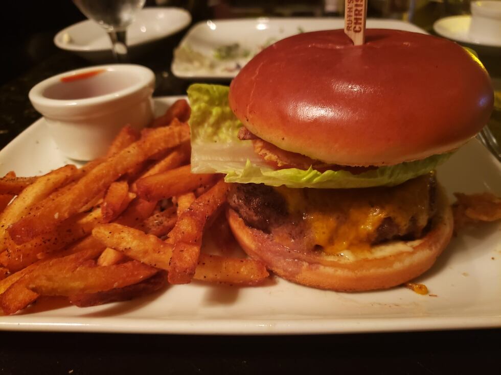 Ruth's Chris Prime Cheeseburger