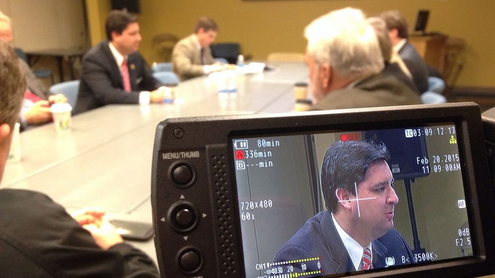 Congressman Rouzer talks coastal issues. (Source: WECT)