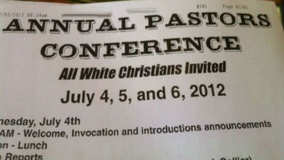 This flier has many in Winfield upset.