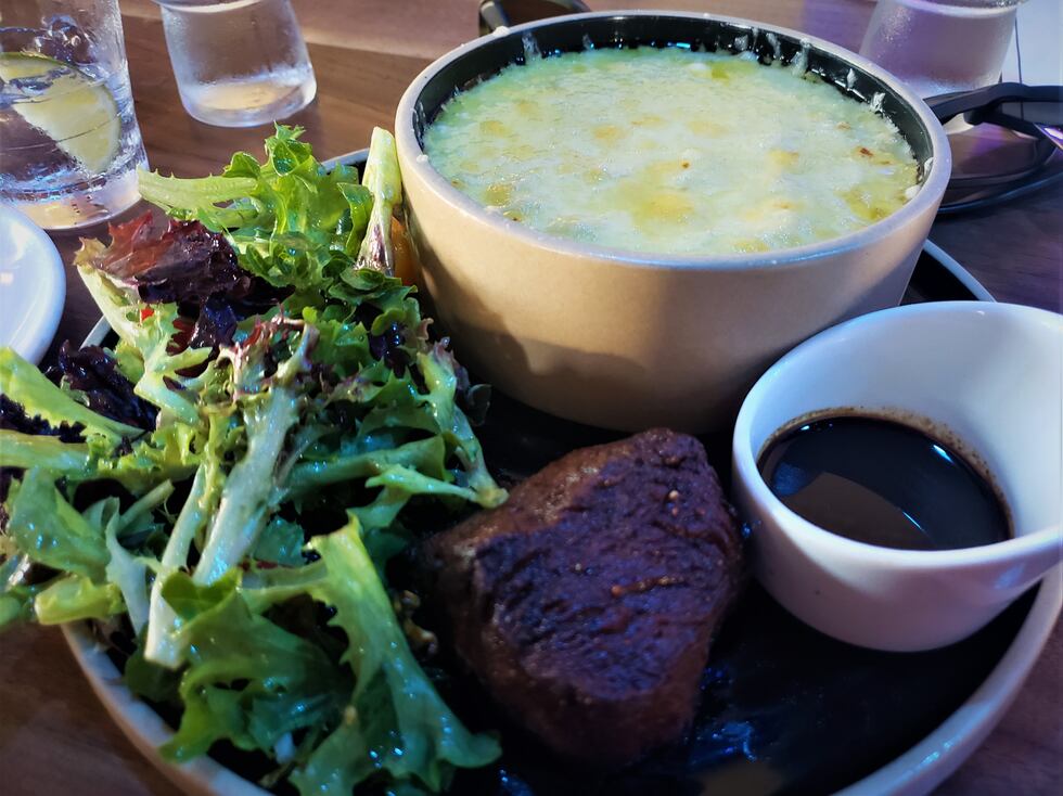 It's tough to beat out a perfectly cooked filet, but the accompanying macaroni and cheese is...