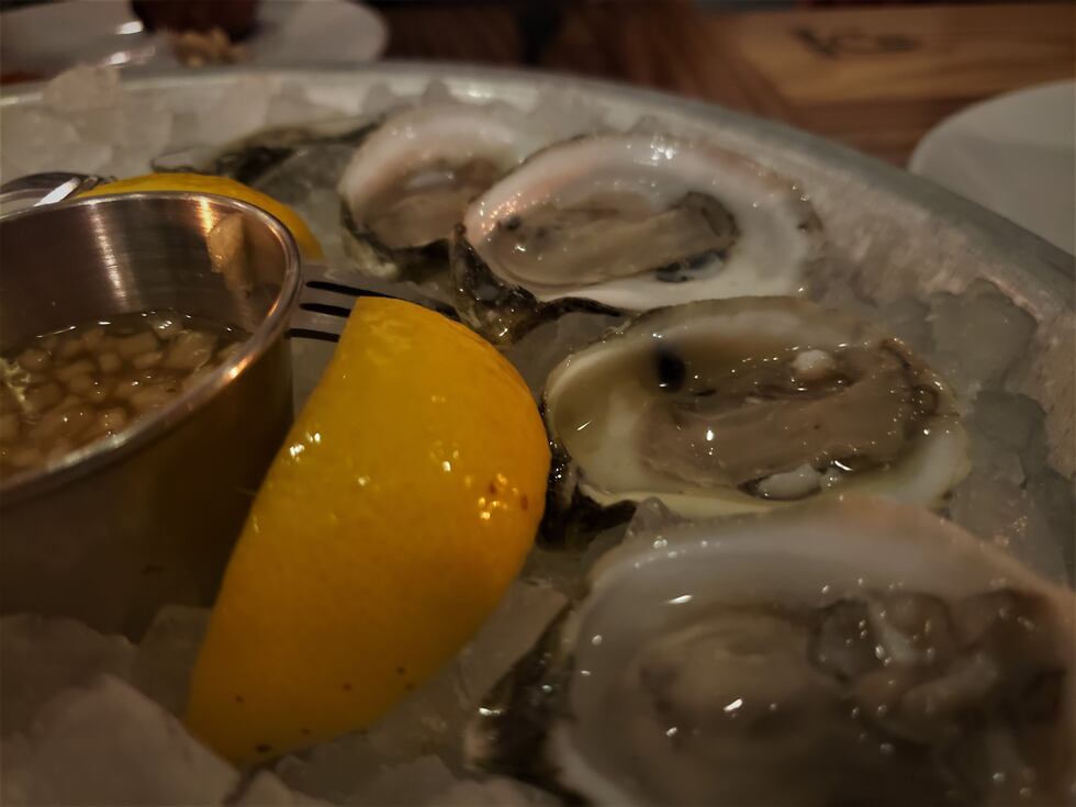 Locally Source Dukes oysters aren't as big as other oysters but what they lack in size they...