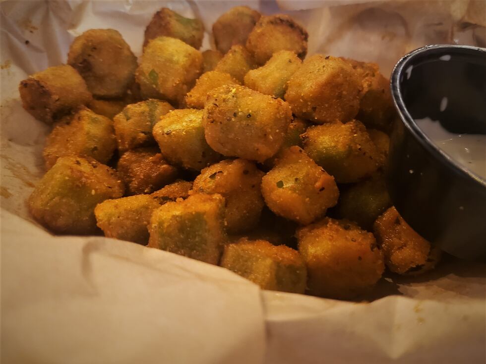 A classic southern fried appetizer, these pieces of okra are light and airy, with a perfect...