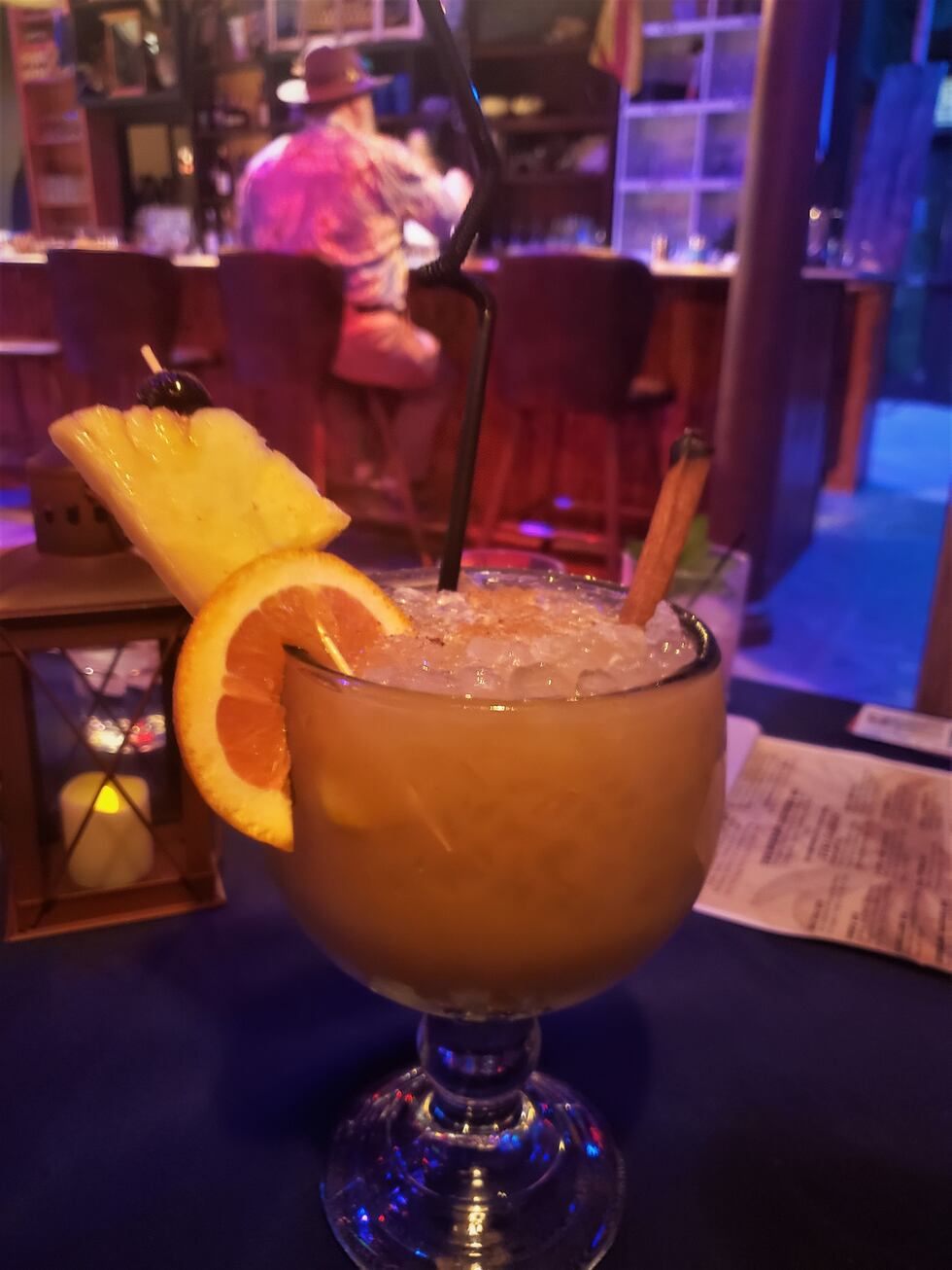A fresh take on the classic Painkiller, this fishbowl sized offering comes with beautiful...