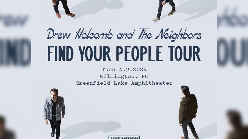 Drew Holcomb and The Neighbors are set to perform at Greenfield Lake Amphitheater On April 9,...