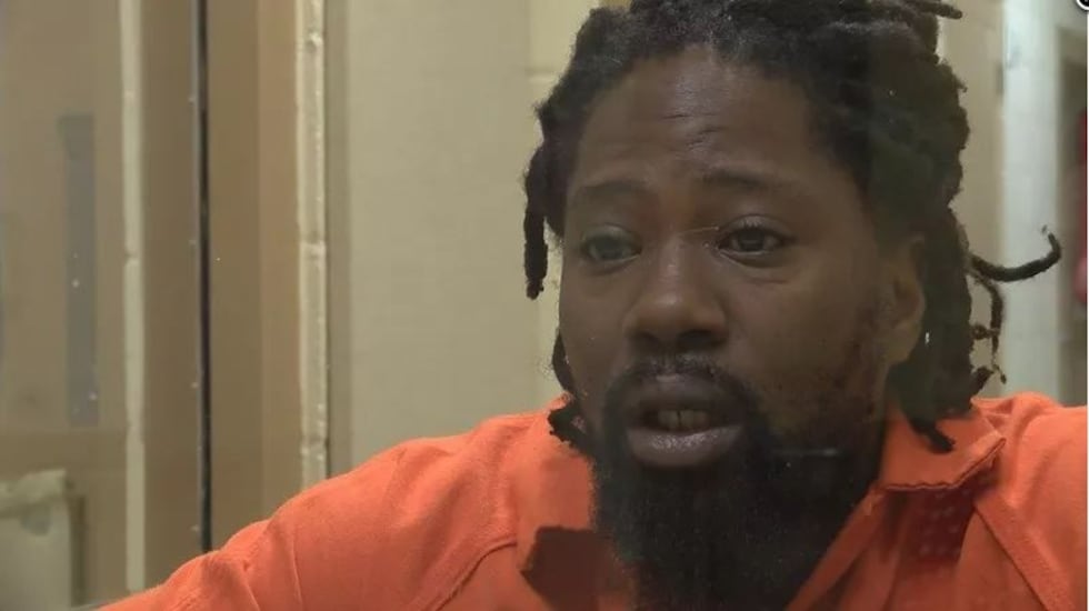 Juwarn Britt during a jailhouse interview. (Source: WECT)