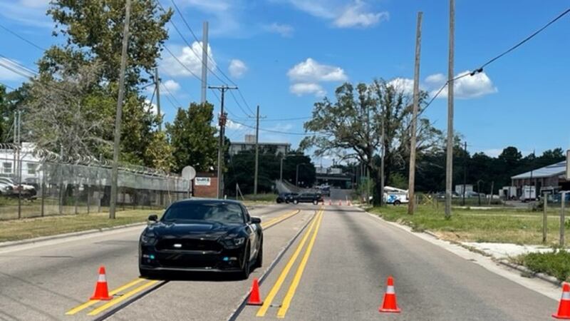 The road has been reopened after a closure due to fallen power lines on South Front Street