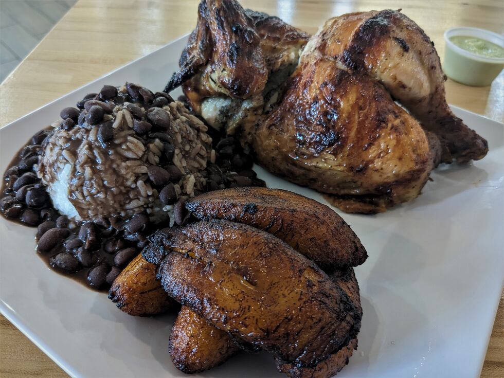 Fabe's Peruvian Rotisserie offers excellent charcoal roasted chicken, with tasty sides, and a...
