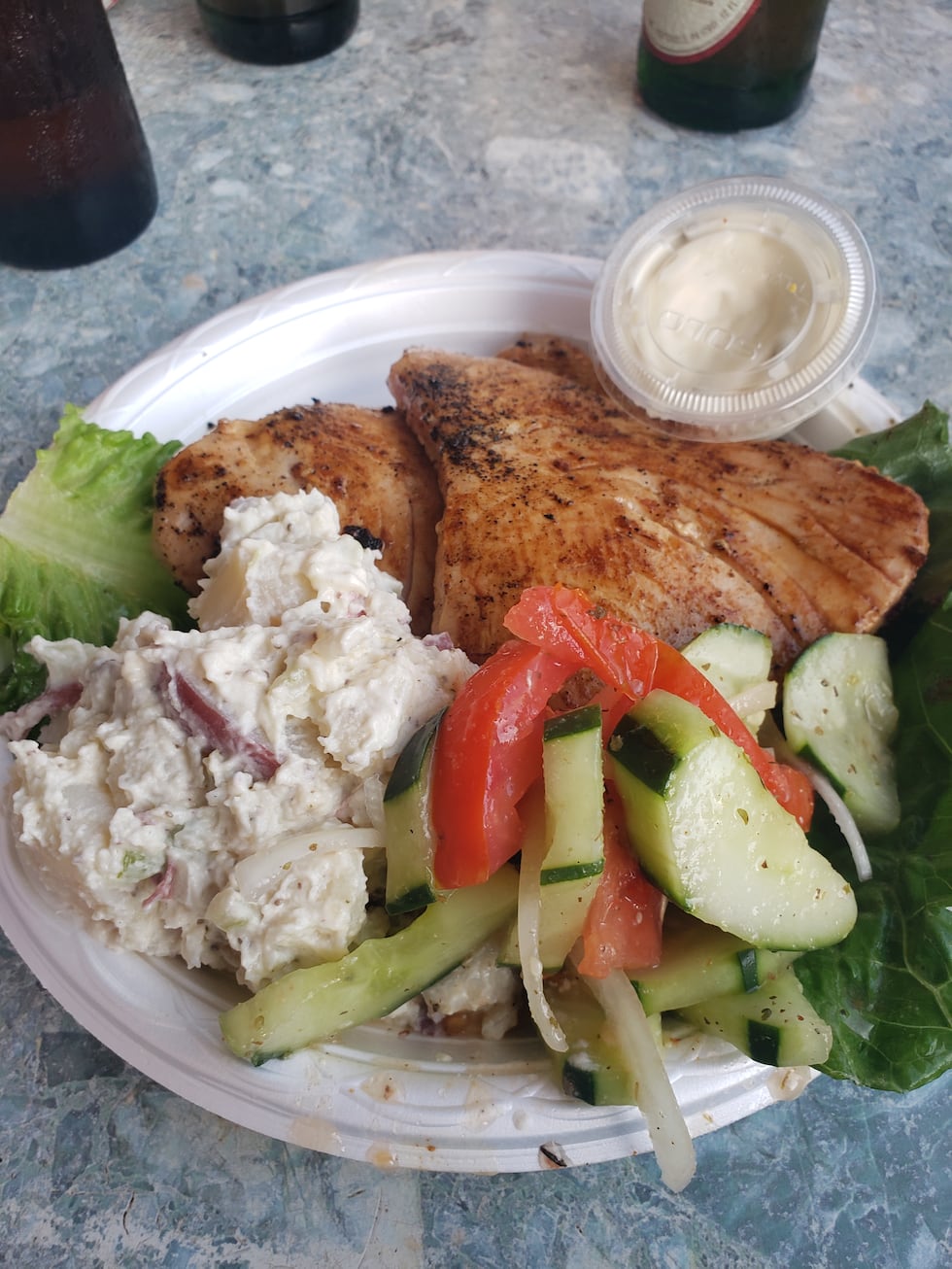 The Grilled Yellowfin Tuna Dinner, it's what Provision Company is known for, and for good reason.