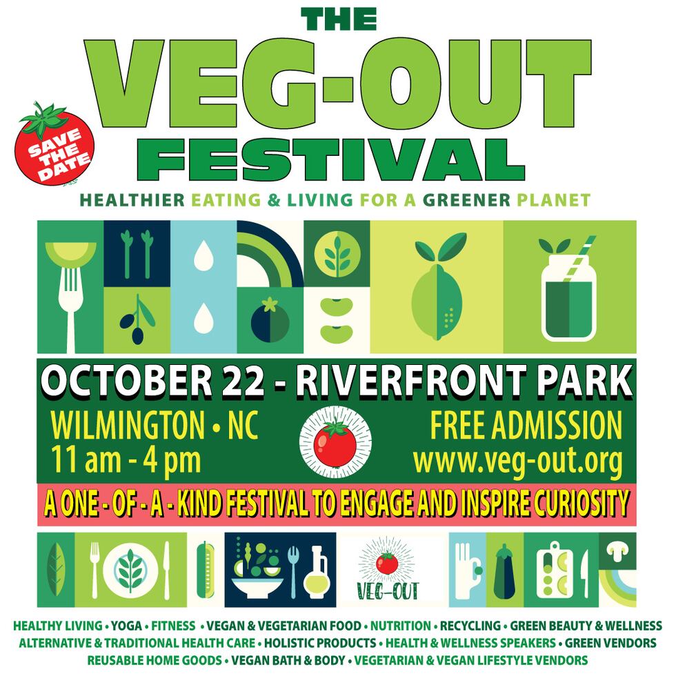 VEG-OUT will host its Veg-Out Festival on Oct. 22 from 11 a.m. to 4 p.m. at Riverfront Park at...