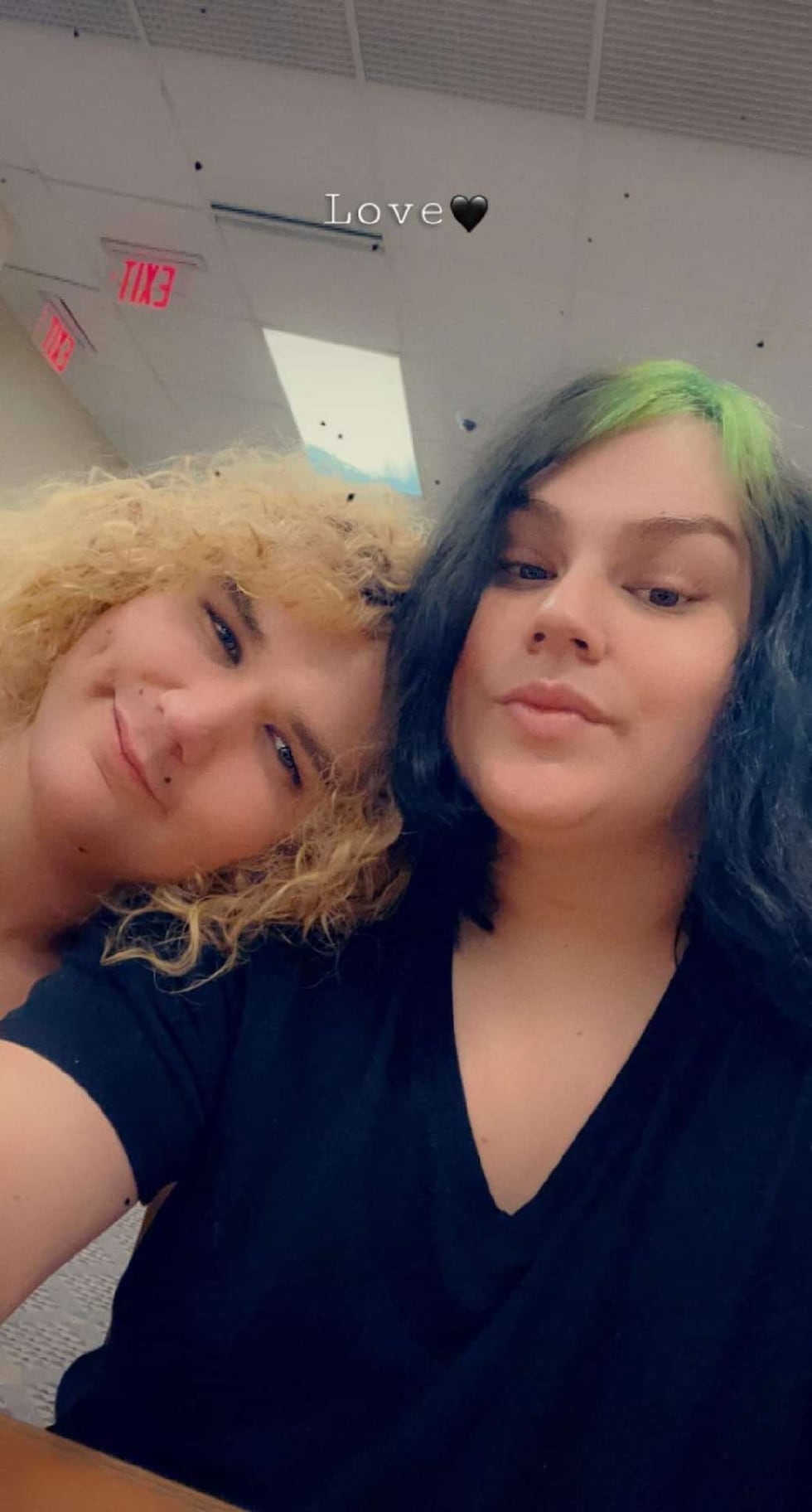 KC Johnson (right) and her partner, Bulla Brodzinski (left).