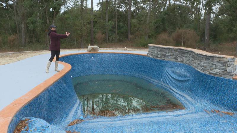 The Zieglers were shocked to learn the man they paid $80k to build there pool did not have a...